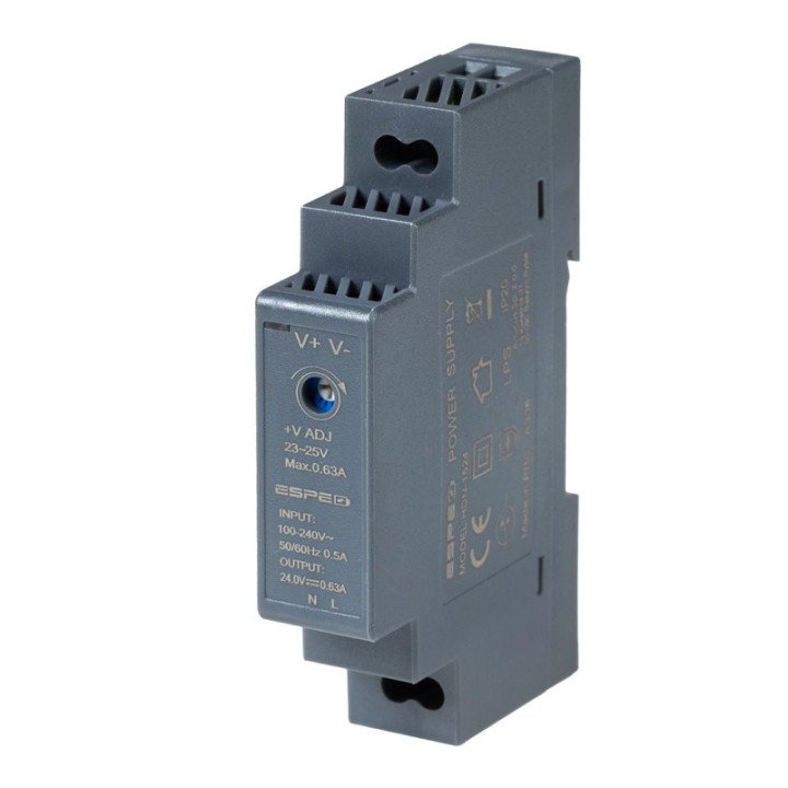 DIN rail power supply 24V 0.63A 15W ESPE