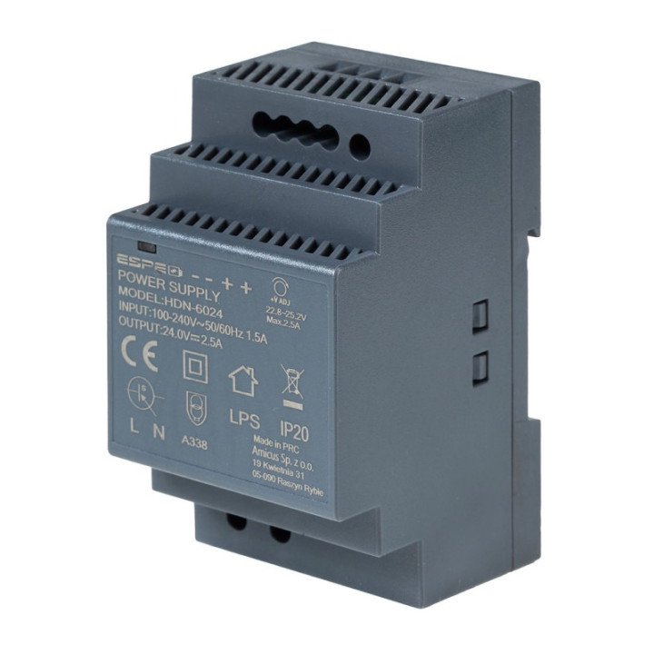 DIN rail power supply 24V 2.5A 60W ESPE
