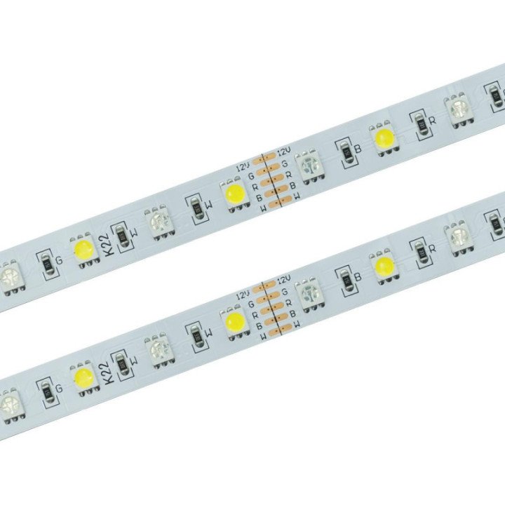 LED strip 60 SMD 5050 IP20 - RGB+W alternating