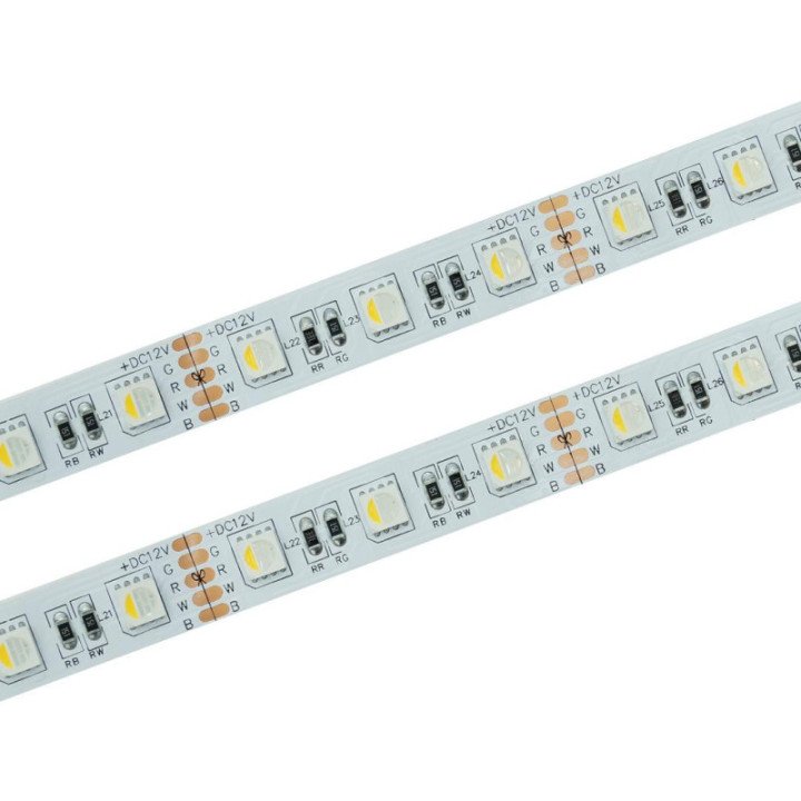 LED strip 60 SMD 5050 IP20 - RGBNW 12mm wide