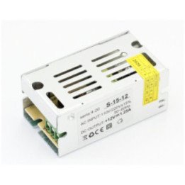 Power supply set 12VDC IP20 1.25A 15W