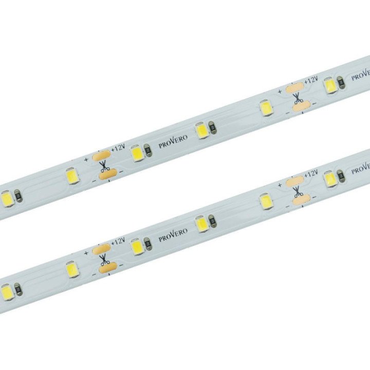 LED strip PRO 60 SMD 2835 IP33 6500K 7.2W, 3 years warranty, 5m roll