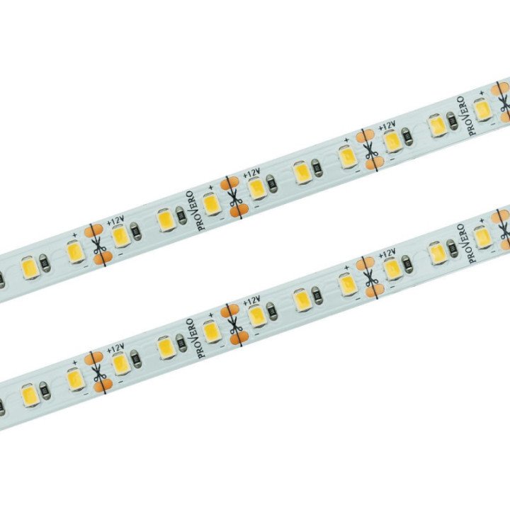 LED strip 120 SMD 2835 IP33 3000K 14.4W, 3 years warranty, 5m roll