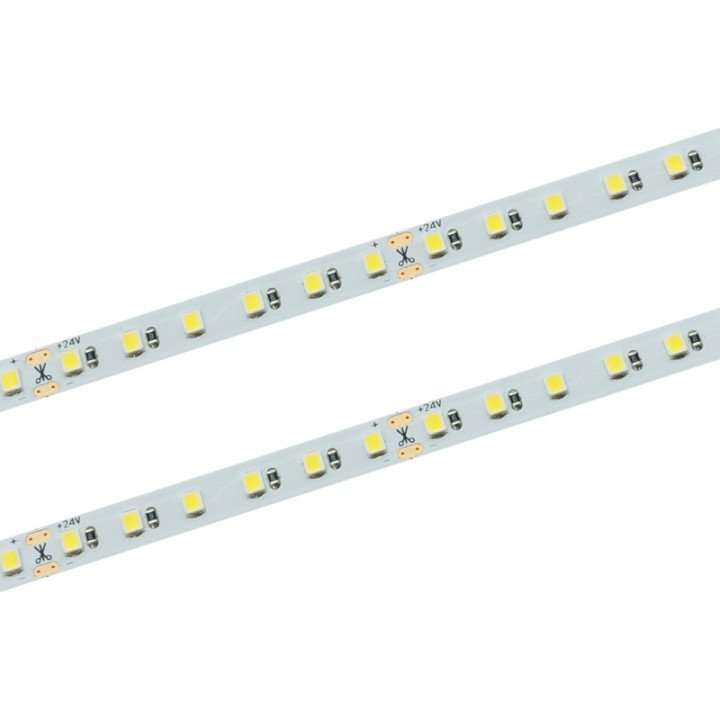 LED strip 120 SMD 2835 IP33 - cold 24V 14.4W, 3 years warranty, 5m roll
