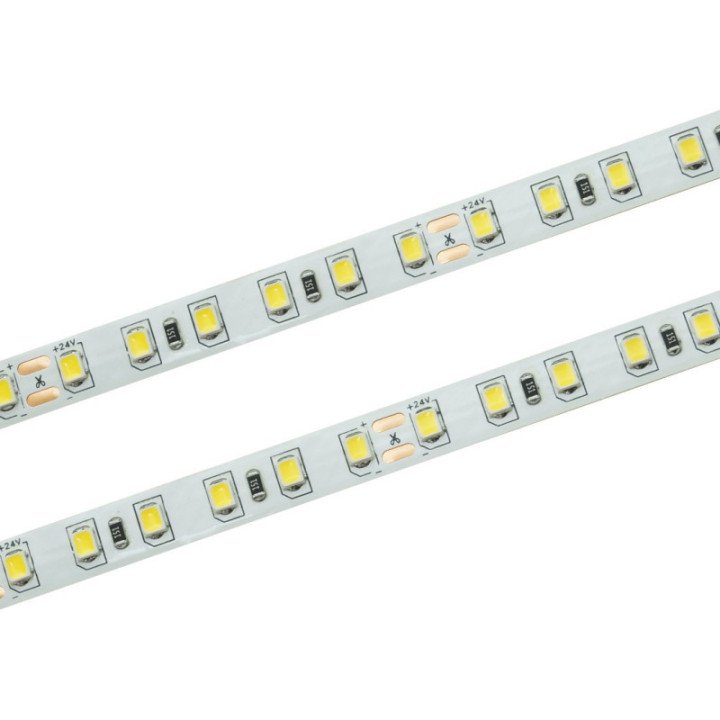 LED juosta 120 SMD 2835 IP20 24V 4000K 9.6W/m ritinys 50m
