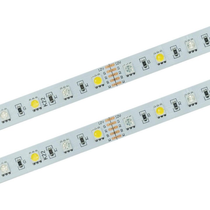 LED Strip 60 SMD 5050 IP20 - RGB+NW alternating 10mm
