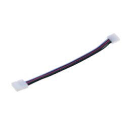 Double-sided 12 mm RGBW connector with cable