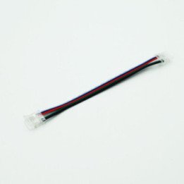 Dvipusė 12 mm RGBW COB CLICKz jungtis su laidu