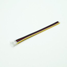 Single-sided 12 mm RGB+CCT COBCLICK connector with cable