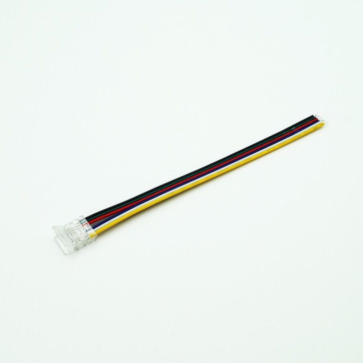 Vienpusis 12 mm RGB+CCT COBCLICK jungiklis su kabeliu