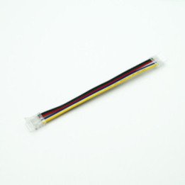 Double-sided 12 mm RGB+CCT COBCLICK connector with cable