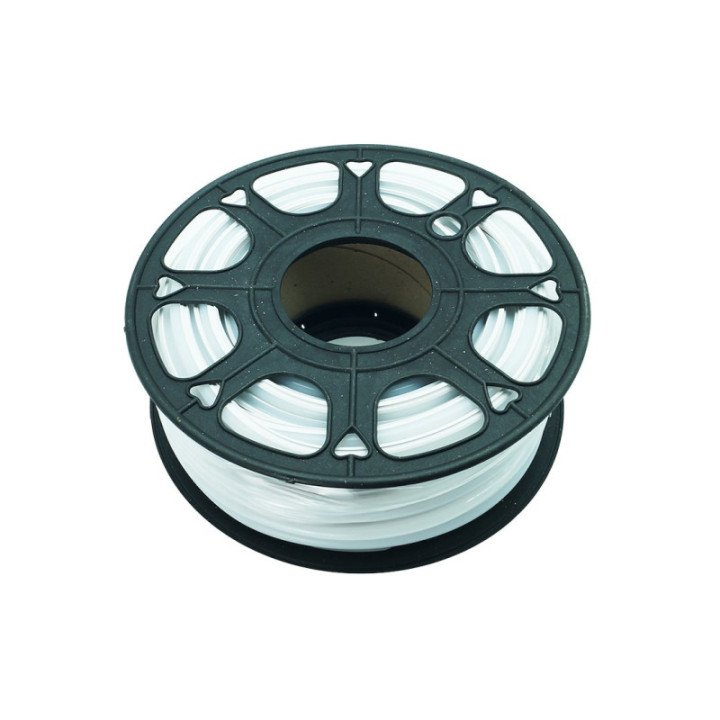 Neon groove 6 mm silicone cover for LED strip white