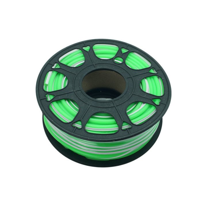 Neon groove 6 mm silikoninis gaubtas LED juostai žalias