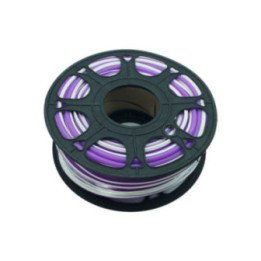 Neon groove 6 mm silicone cover for LED strip violet
