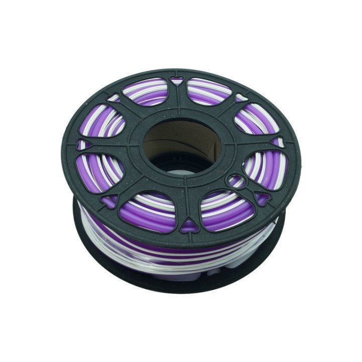 Neon groove 6 mm silicone cover for LED strip violet