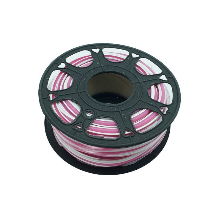 Neon groove 6 mm silicone cover for LED strip pink