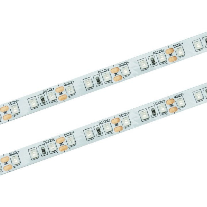 LED juosta 120 SMD 2835 IP20 - raudonas ritinys 5m
