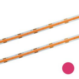 LED COB juosta 480 rožinė 12V 8mm 11W/m