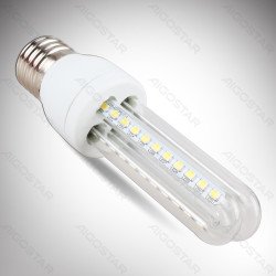 LED U formos lemputė 2U E27 6W