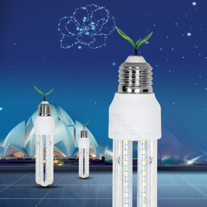 LED U-shaped Bulb 3U E27 9W