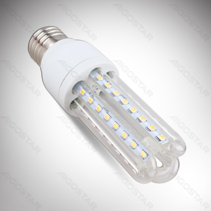 LED U formos lemputė 3U E27 12W