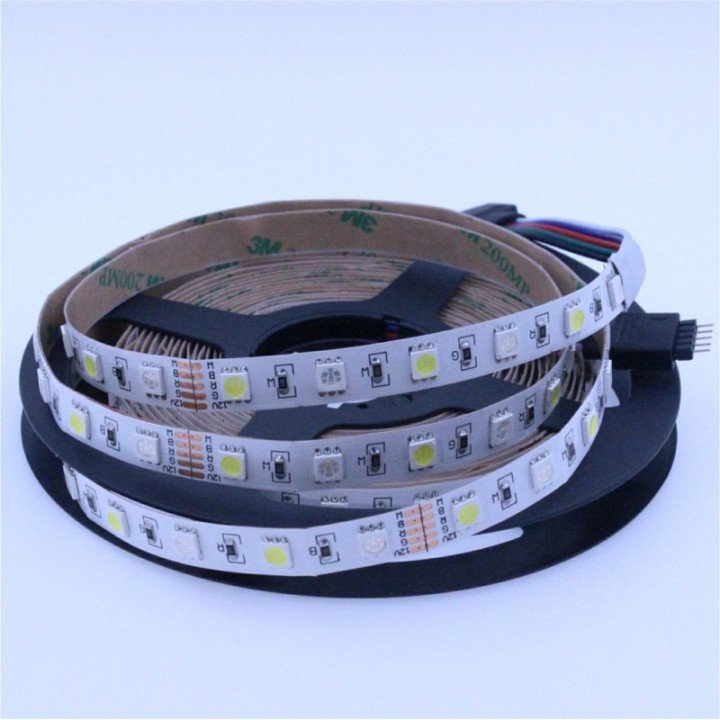 LED strip 60 SMD 5050 IP20 - RGB+W alternating