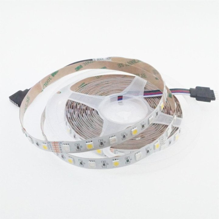 LED strip 60 SMD 5050 IP20 - RGB+NW alternating 10mm