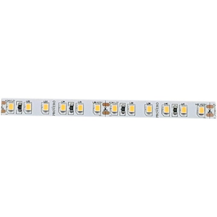LED juosta 120 SMD 2835 IP33 3000K 24V 14.4W, 3 metų garantija 5m