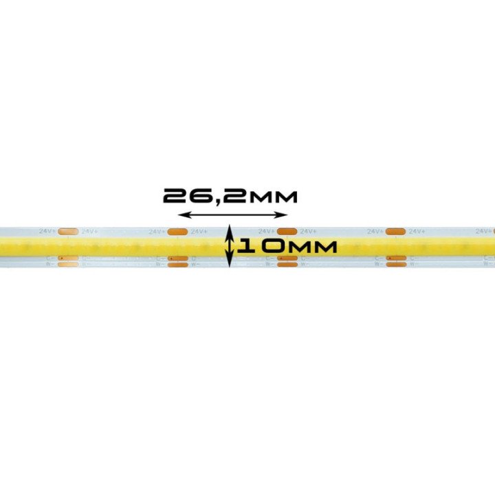 LED strip COB 608 SMD CCT 24V 10mm 14.4W/m
