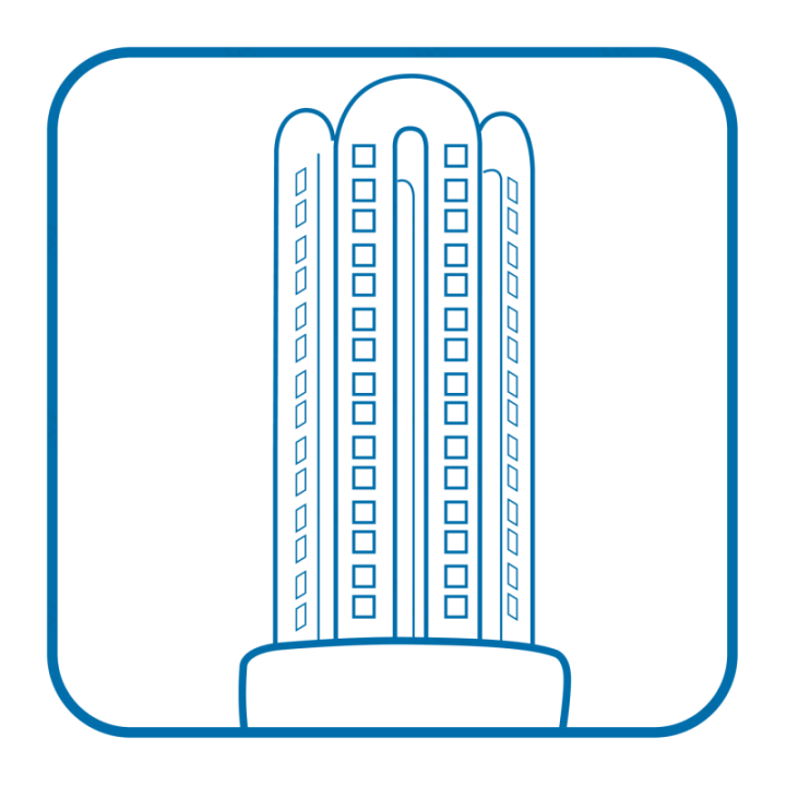 LED U-shaped Bulb 4U E27 19W