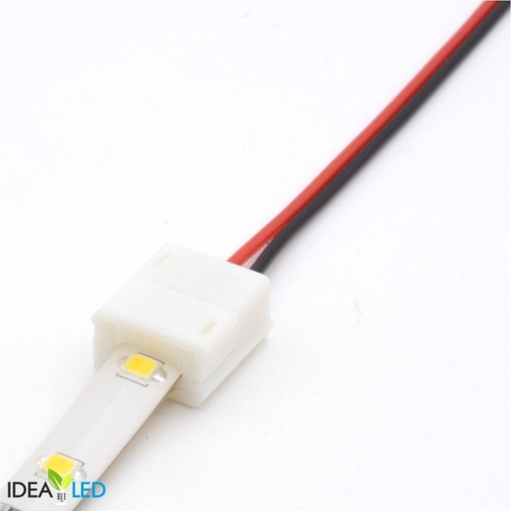 One-sided connector IP65 8 mm with cable
