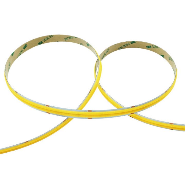 LED COB juosta 640 4000K 24V 18W/m IP20 12mm