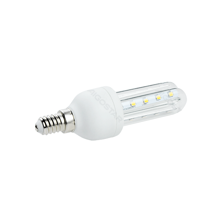 LED U formos lemputė 2U E14 8W
