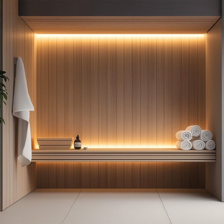 LED COB 480 3000K 24V 10W/m SAUNA IP68