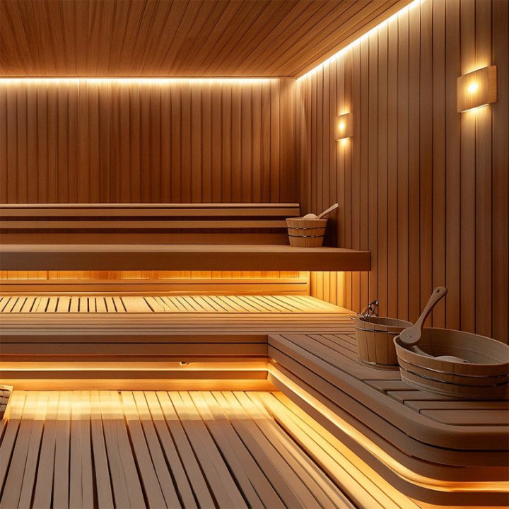 LED COB 480 3000K 24V 10W/m SAUNA IP68