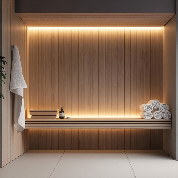 LED COB 480 4000K 24V 10W/m SAUNA IP68