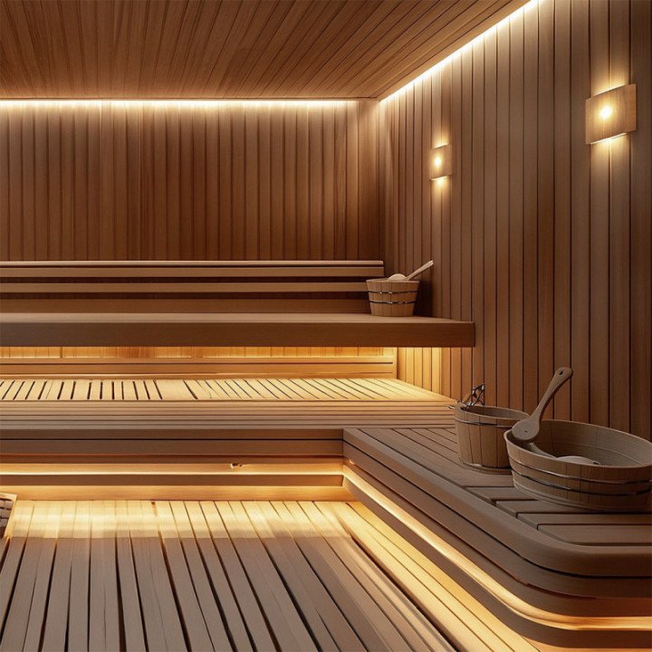LED COB 480 4000K 24V 10W/m SAUNA IP68