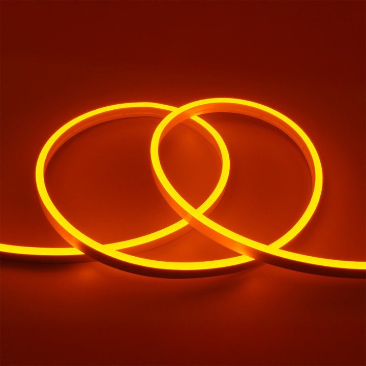 LED NEON FLEX 24V DC orange 6*12mm 9W/m 100m