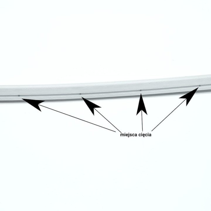 LED NEON FLEX 24V DC red 6*12mm 9W/m 1m