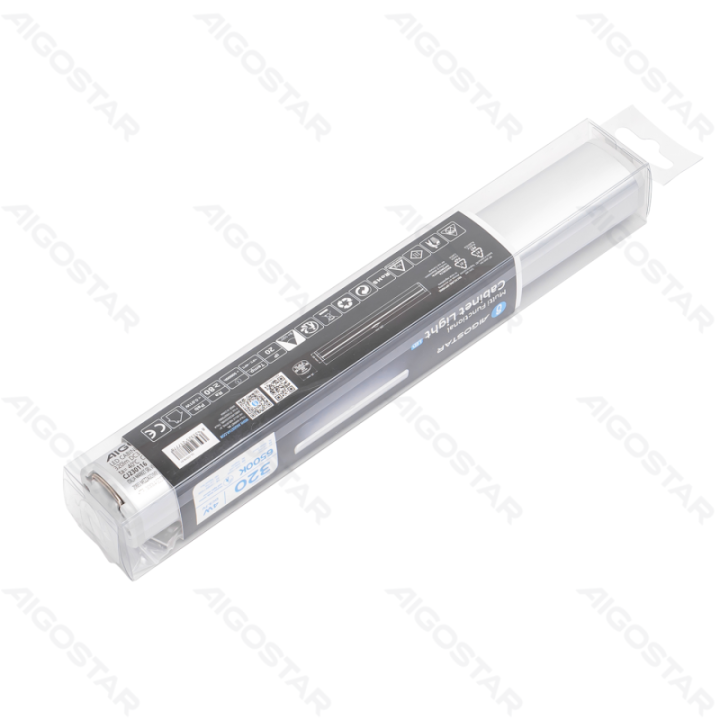 LED sensorinė spintelės lempa 4W 6500K, įkraunamas akumuliatorius