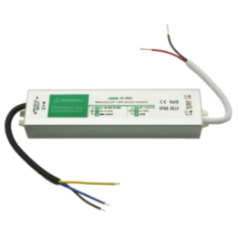Vandeniui atsparus maitinimo šaltinio rinkinys IP67 3.75A 45W 12V DC