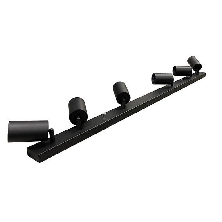 Wall lamp black QUALIS VI bar