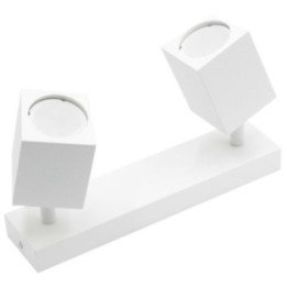Double wall lamp white QUANTUS II