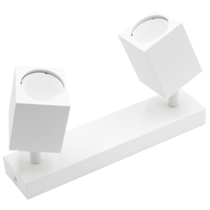 Double wall lamp white QUANTUS II