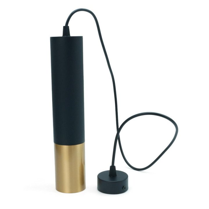 Pendant tube black-gold CIRCUS 290x60