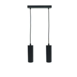 Juodas pakabinamas vamzdinis šviestuvas CIRCUS-2 SLIM 170x55