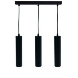 Black hanging tube CIRCUS-3 SLIM 240x55