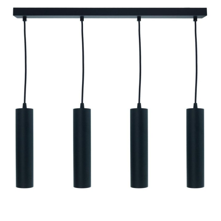 Black hanging tube CIRCUS-4 SLIM 240x55