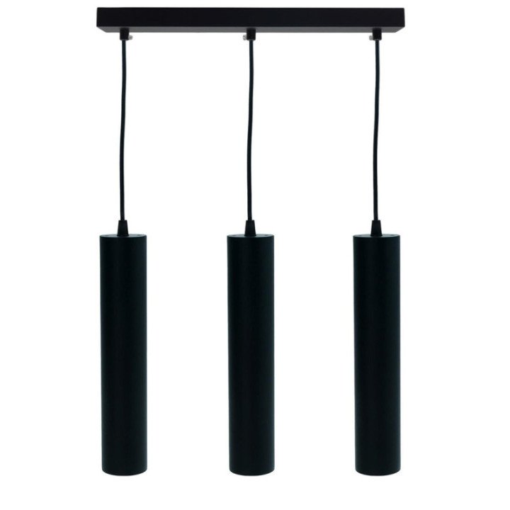 Black hanging tube CIRCUS-3 SLIM 290x55