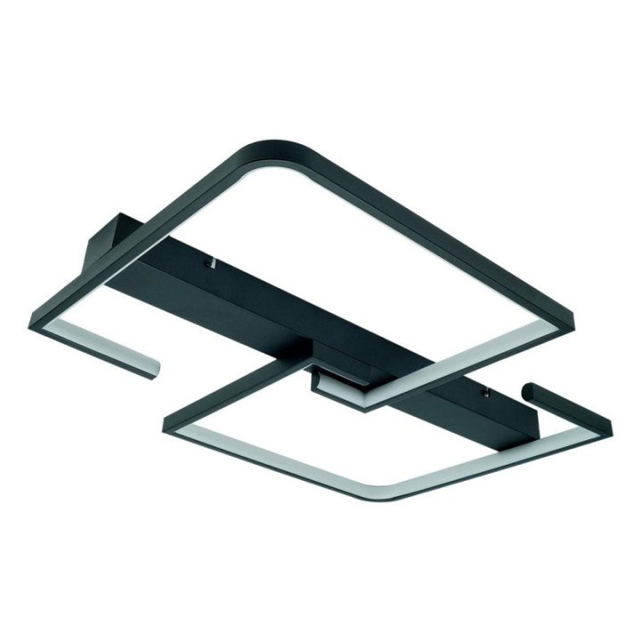 LED ceiling light Salem 48W Black 4000K